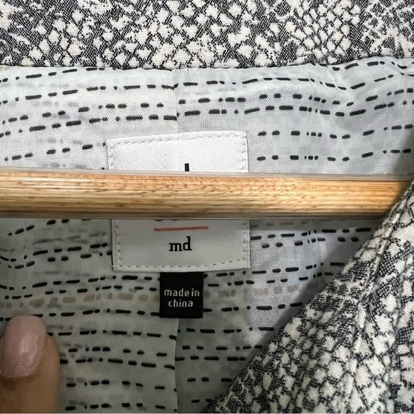 CAbi Camille Gray Snakeskin Print Long Jacket Car Coat Size M Style 3134 - Picture 7 of 9